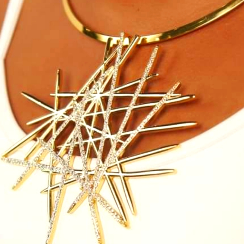 In Search Of Origami Necklace (Gold)
